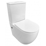 Toilet Suite Rimless Flush BTW A3970D S/P Pan